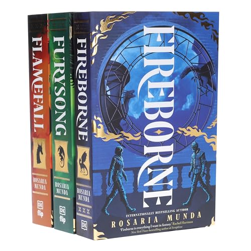 The Aurelian Cycle Trilogy by Rosaria Munda 3 Books Collection Set (Fireborne, Flamefall and Furysong)
