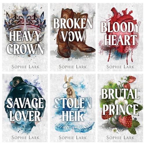 Brutal Birthright Series 6 Books Collection Set (Brutal Prince, Stolen Heir, Savage Lover, Bloody Heart, Broken Vow & Heavy Crown)