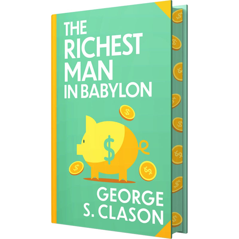 The Richest Man in Babylon Book by George S. Clason | Sprayed Edge Deluxe Hardcover Edition – Timeless Wisdom for Wealth and Success