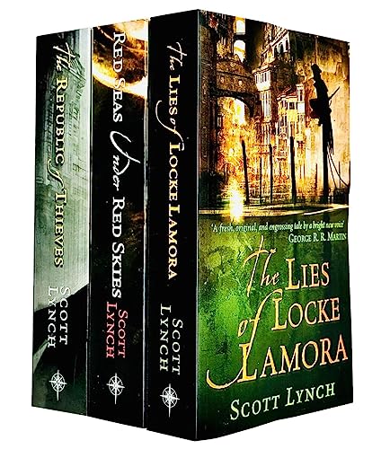 Gentleman Bastard Sequence Series by Scott Lynch 3 Books Collection Set - (the lies of locke lamora,red seas under red skies,the republic of thieves)