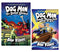 Dog Man Series by Dav Pilkey 2 Books Collection Set: Book No. 11 and 12 (Twenty Thousand Fleas Under the Sea and The Scarlet Shedder [Hardback])