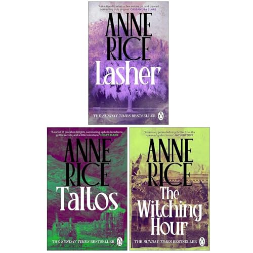 Lives of the Mayfair Witches Series by Anne Rice 3 Books Collection Set (The Witching Hour, Lasher and Taltos)