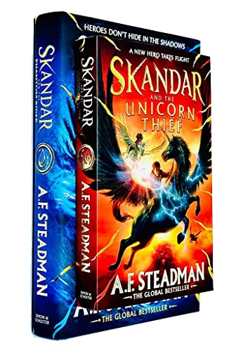 Skandar Series Collection 2 Books Set By A.F. Steadman (Skandar and the Phantom Rider [Hardcover], Skandar and the Unicorn Thief)