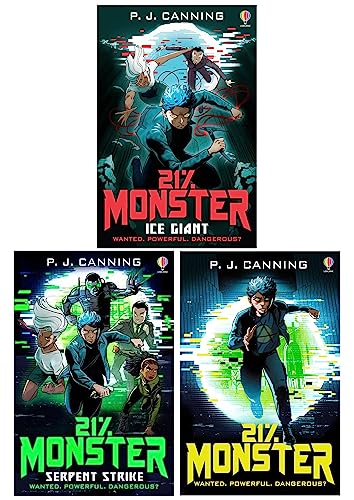 21% Monster Series By P J Canning 3 Books Collection Set (21% Monster, Ice Giant, Serpent Strike)