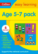 Collins Easy Learning Starter Set (Ages 5–7) – KS1 Educational Books | Fun Home Learning, Literacy, Phonics, Numbers, Writing, Math, Workbooks