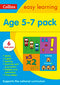 Collins Easy Learning Starter Set (Ages 5–7) – KS1 Educational Books | Fun Home Learning, Literacy, Phonics, Numbers, Writing, Math, Workbooks