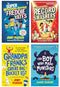 Jenny Pearson Collection 4 Books Set (The Super-Miraculous Journey of Freddie Yates, The Incredible Record Smashers, Grandpa Frank's Great Big Bucket List, The Boy Who Made Monsters)