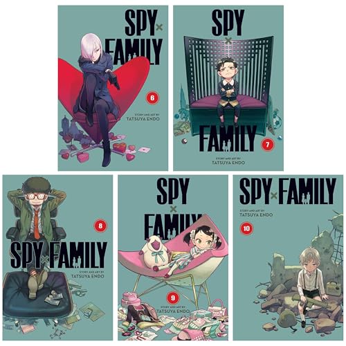 Spy x Family Series (Book 6-10) by Tatsuya Endo 5 Books Collection Set (Spy x Family Vol 6-10)