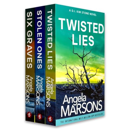 Detective Kim Stone Series 14-16 Collection 3 Books Set By Angela Marsons (Twisted Lies, Stolen Ones and Six Graves)