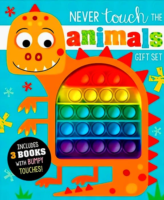 Never Touch the Animals 3 Book Gift Set - Never Touch the Stinky Piglets, Never Pop a Dinosaur & Never Touch the Bugs