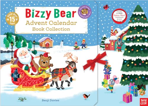 Bizzy Bear 24 Mini Storybooks Advent Calendar – Christmas Book Gift for Kids