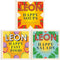 Happy Leons Collection 3 Books Set (Leon Happy Soups, Leon Happy Fast Food & Leon Happy Salads)