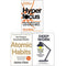 Hyperfocus, Atomic Habits, Deep Work 3 Books Collection Set