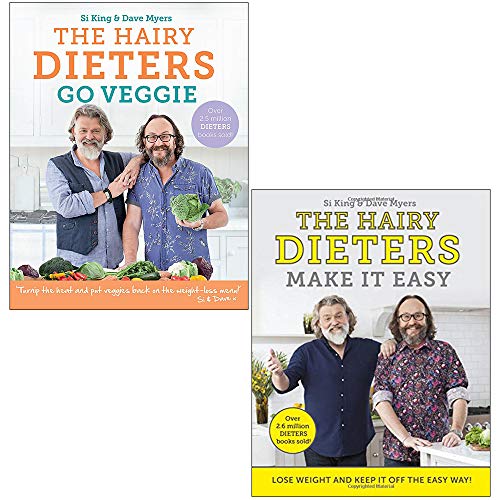 Hairy Bikers 2 Books Collection Set (The Hairy Dieters Go Veggie, The Hairy Dieters Make It Easy)