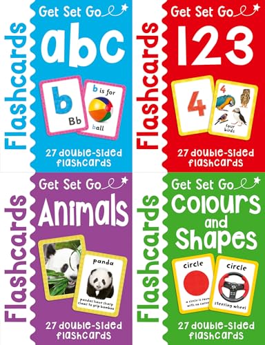 Flashcards Tray: A great set of colourful early learning flashcards for children ages 3+ (Get Set Go)