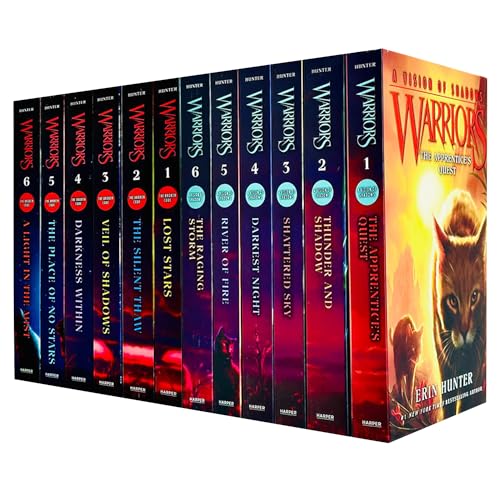 Warrior Cats 12 Book Collection Set Series 6 & 7 (The Apprentice's Quest, Thunder and Shadow, Lost Stars, The Silent Thaw & Many More!)