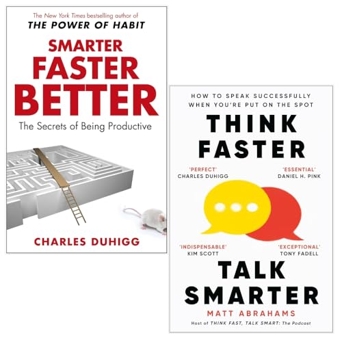 Smarter Faster Better and Think Faster, Talk Smarter 2 Books Collection Set (Paperback)