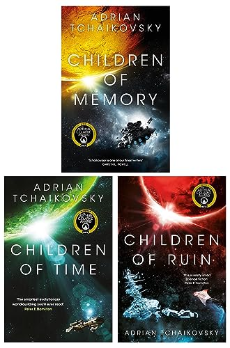 Children of Time Series 3 Books Collection Set (Children of Time, Children of Ruin & Children of Memory)