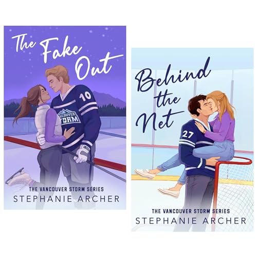 Vancouver Storm Series 2 Book Collection by Stephanie Archer – Behind the Net & The Fake Out | Sports Romance, Teen Fiction, Paperback Novels Set