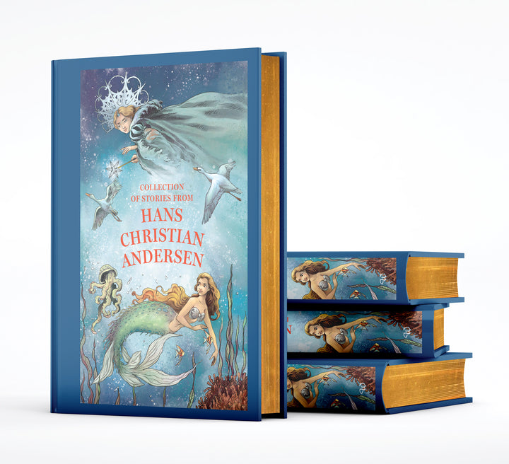 The Complete Fairy Tales of Hans Christian Andersen – Leather Bound Book | Classic Children's Stories, Enchanting Tales & Timeless Bedtime Reading