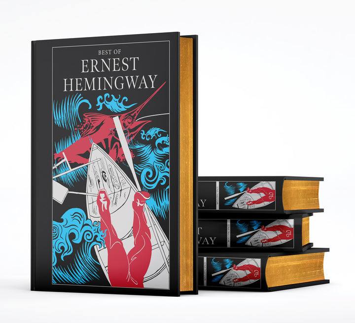 Best of Ernest Hemingway – Leather Bound Book Collection | Classic Novels, Timeless Stories & Iconic Literature by the Great American Author