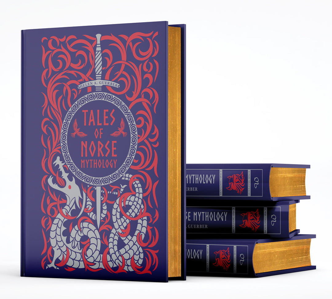 Tales of Norse Mythology Book by Helen A. Guerber | Epic Viking Legends, Gods & Ancient Myths in a Stunning Leather-Bound Collector’s Edition