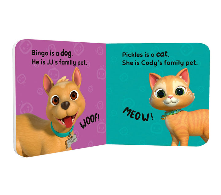 Cocomelon Little Learners Pocket Library 12 Board Books Collection Set (Animals, Fruit And Vegetables, Weather, Days of the Week, Family Time and More)