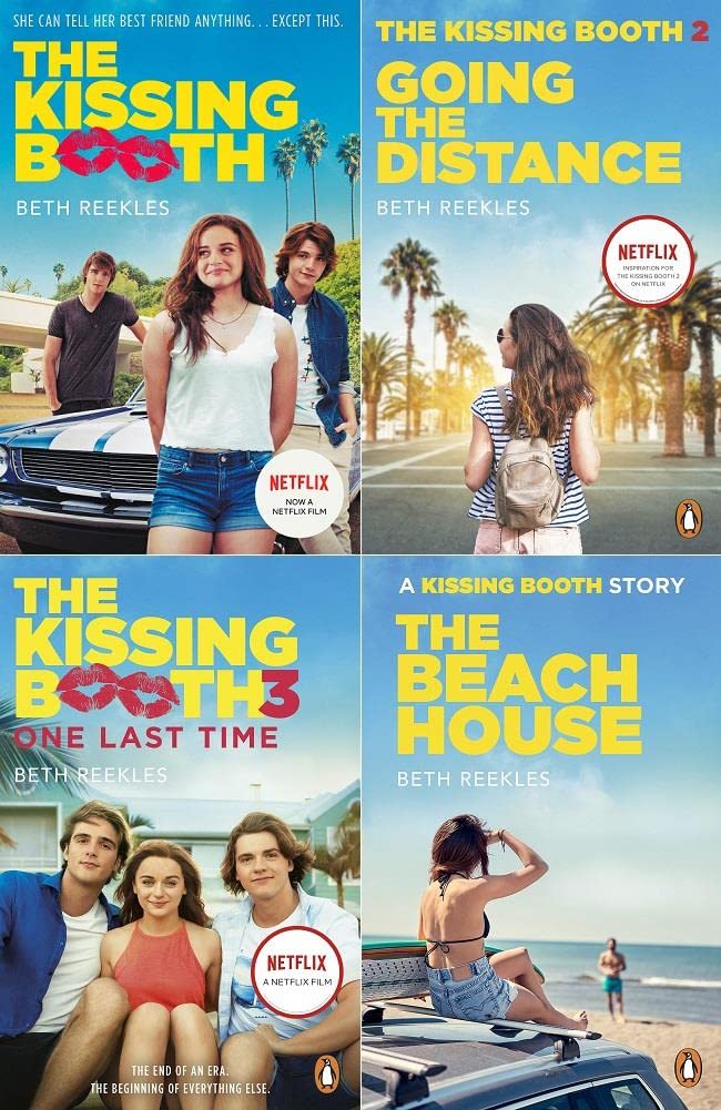 The Kissing Booth Series Collection 4 Books Set By Beth Reekles (Netflix Edition)