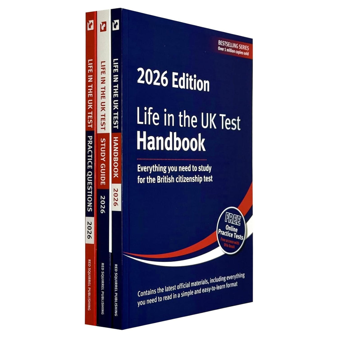 Life in the UK Test 2026 Collection – 3 Book Set by Henry Dillon & Alastair Smith | Study Guide, Practice Questions & Handbook for UK Citizenship