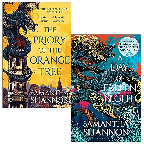 The Roots of Chaos Series 2 Books Collection Set By Samantha Shannon (The Priory of the Orange Tree, [Hardcover] A Day of Fallen Night)