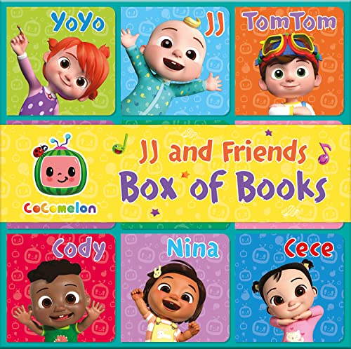 CoComelon: JJ and Friends Box of Books: Learn about JJ and friends with this box of 9 early-learning illustrated board books for children aged 1, 2 3 and 4 years