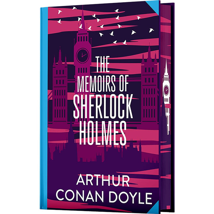 The Memoirs of Sherlock Holmes Book by Arthur Conan Doyle | Sprayed Edge Deluxe Hardcover Edition – The Master Detective Returns in Twelve Brilliant Cases