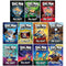 Dog Man Series 1-11 Books Collection Set By Dav Pilkey (Dog Man, Unleashed, Tale Of Two Kitties, Dog Man and Cat Kid, Lord of The Fleas, Brawl of The Wild, For Whom The Ball Rolls, Fetch-22 & More)
