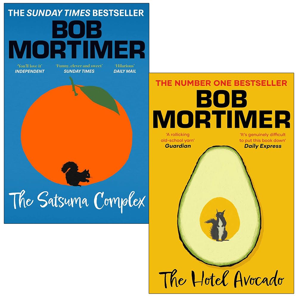 Gary Thorn Series 2 Books Collection Set by Bob Mortimer – The Satsuma Complex & The Hotel Avocado | Paperback