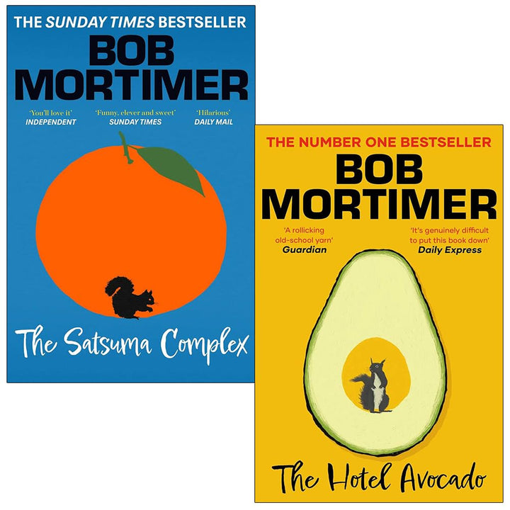 Gary Thorn Series 2 Books Collection Set by Bob Mortimer – The Satsuma Complex & The Hotel Avocado | Paperback