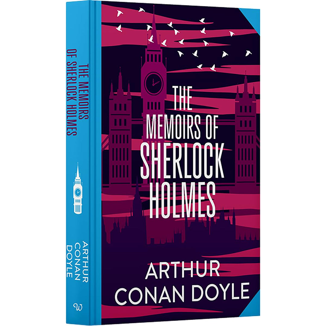 The Memoirs of Sherlock Holmes Book by Arthur Conan Doyle | Sprayed Edge Deluxe Hardcover Edition – The Master Detective Returns in Twelve Brilliant Cases