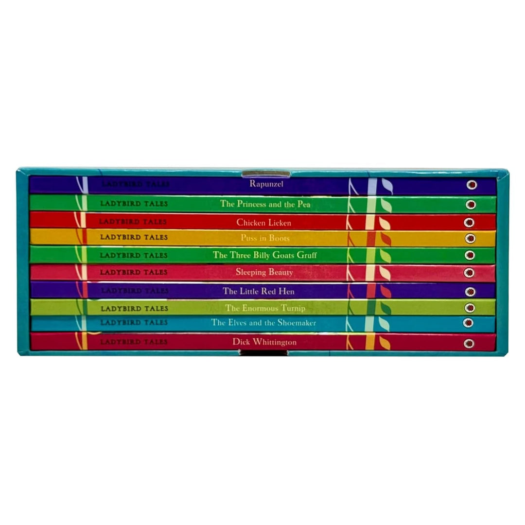 Ladybird Tales Classic Collection 10 Books Set | Slipcase (Dick Whittington, The Three Billy Goats Gruff, The Elves and the Shoemaker,Puss in Boots,The Enormous Turnip,Chicken Licken,The Little Red Hen & More)