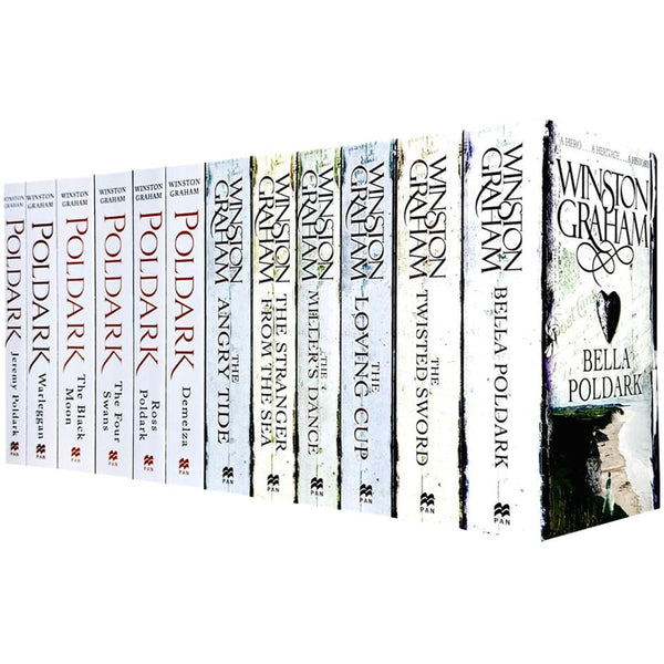 Poldark Series by Winston Graham 12 Historical Fiction Book Collection | Bella Poldark & More | Classic Drama, Literature, Best Sellers | Paperback