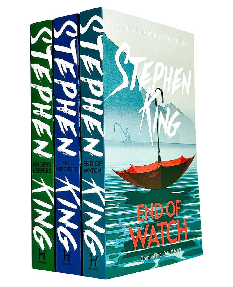 The Bill Hodges Trilogy Stephen King 3 Books Collection Set Mr Mercedes, Finders
