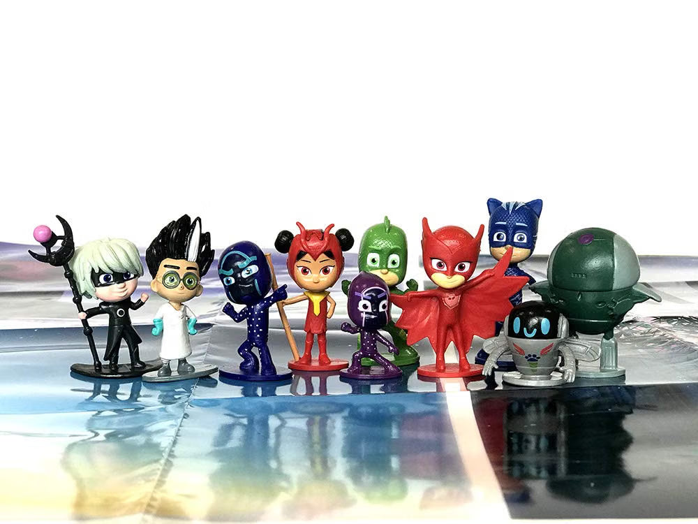 PJ Masks My Busy Book – Storybook with 10 Figurines & Playmat | Catboy, Gekko & Owlette | Interactive Read & Play Set for Kids 3+