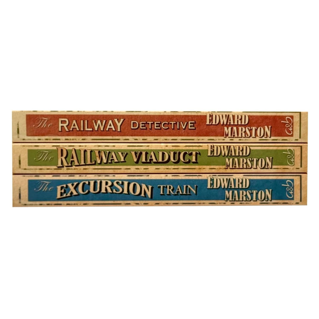 The Railway Detective Series 1-3 Books Collection Set By Edward Marston (The Railway Detective, The Excursion Train and The Railway Viaduct) | Paperback