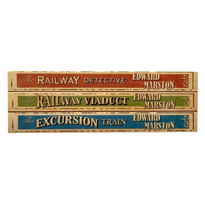 The Railway Detective Series 1-3 Books Collection Set By Edward Marston (The Railway Detective, The Excursion Train and The Railway Viaduct) | Paperback
