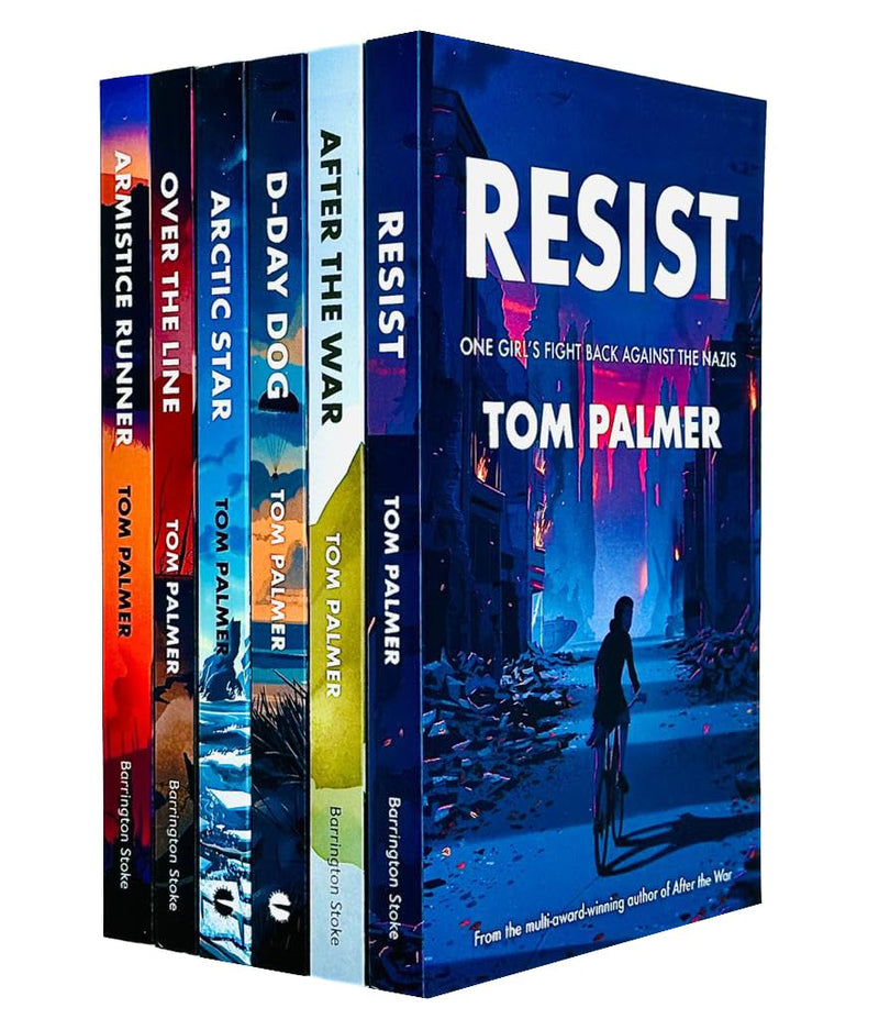 Tom Palmer Conkers Series 6 Books Collection Set (Armistice Runner, D-Day Dog, After the War, Resist,Over the Line & Arctic Star)