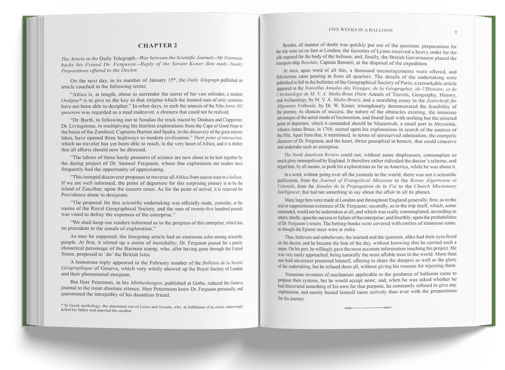 A Collection of Jules Verne Novels – Leather Bound Book | Timeless Adventure, Fiction & Classics by the Famous French Author | Illustrated & Vintage