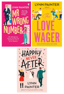 Lynn Painter Collection 3 Books Set (Mr Wrong Number, The Love Wager and Happily Never After)
