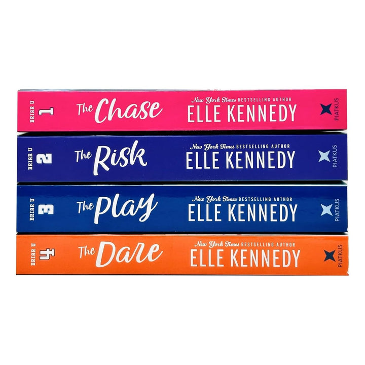 Briar U Series Books 1-4 Collection Set by Elle Kennedy (The Chase, The Risk, The Play and The Dare)