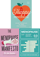 The Menopause Manifesto, The Happy Menopause, Menopause Concise Manual (Hardback) 3 Books Collection Set