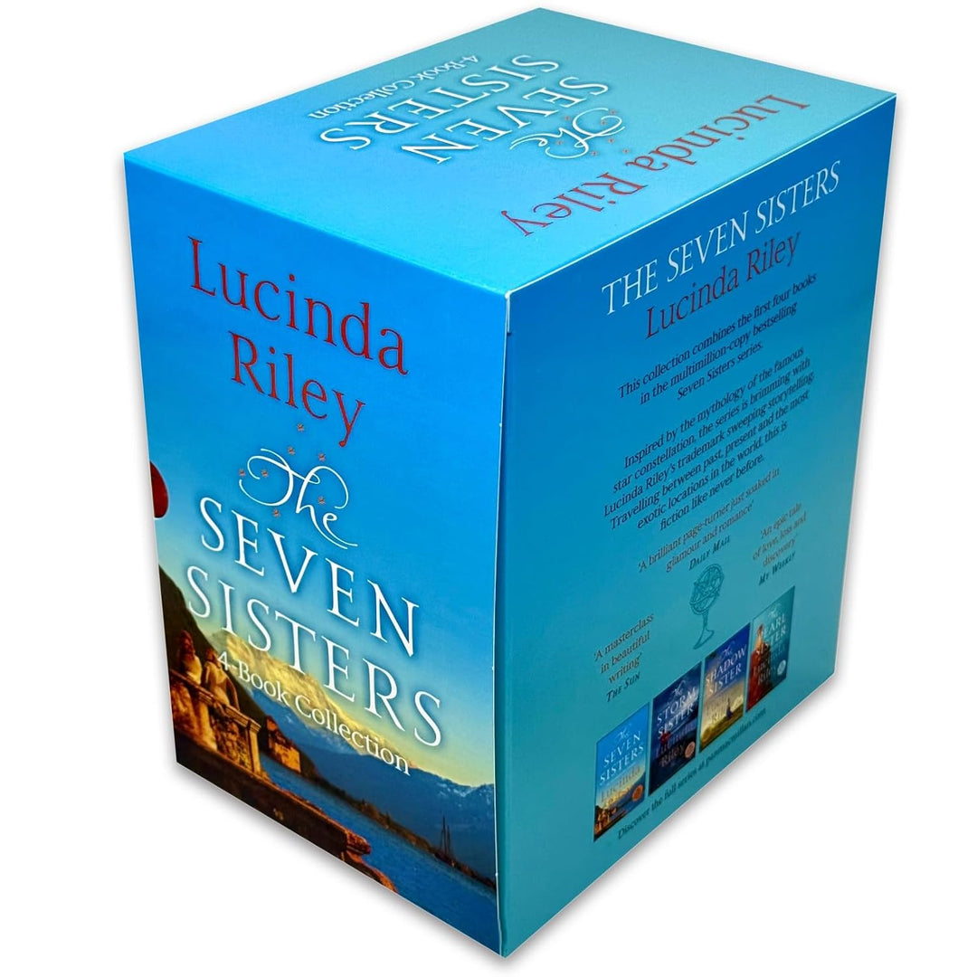 The Seven Sisters Series 1-4 Books Collection Box Set By Lucinda Riley (The Seven Sisters, The Storm Sister, The Shadow Sister & The Pearl Sister)