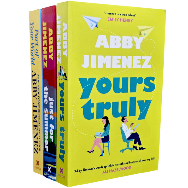 Abby Jimenez 3 Books Collection Set | Part of Your World, Yours Truly & Just for the Summer | Contemporary Romance