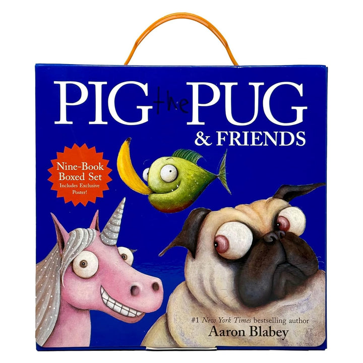 Pig the Pug & Friends Collection 9 Books Box Set by Aaron Blabey (Pig the Pug, Pig the Fibber, Pig the Winner, Pig the Star and MORE!)